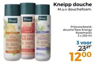 Trekpleister Kneipp douche aanbieding