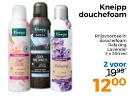 Trekpleister Kneipp douchefoam aanbieding