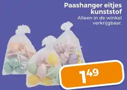 Trekpleister Paashanger eitjes kunststof aanbieding