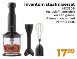 Trekpleister Inventum staafmixerset MX350B aanbieding