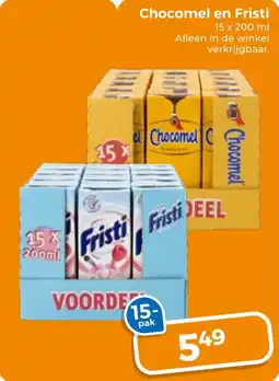 Trekpleister Chocomel en Fristi aanbieding