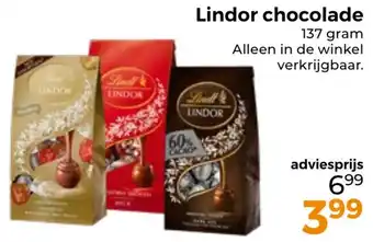 Trekpleister Lindor chocolade aanbieding