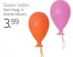 Coppelmans Glazen ballon aanbieding