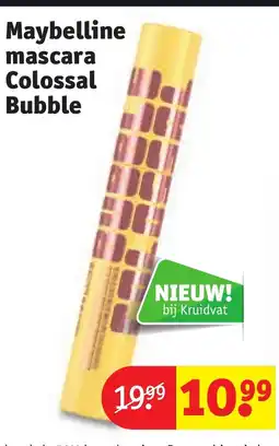 Kruidvat Maybelline mascara Colossal Bubble aanbieding