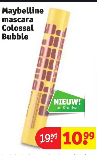 Kruidvat Maybelline mascara Colossal Bubble aanbieding