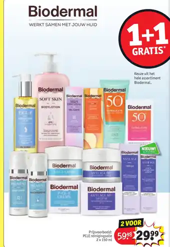 Kruidvat Keuze uit het hele assortiment Biodermal aanbieding