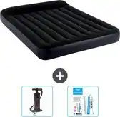 Bol.com Intex Luchtbed - 2-Persoons - 152 x 203 x 25 cm - Donkerblauw - Inclusief Pomp en Reparatieset aanbieding