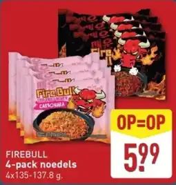 ALDI Fire Bulk 4 pack noedels aanbieding