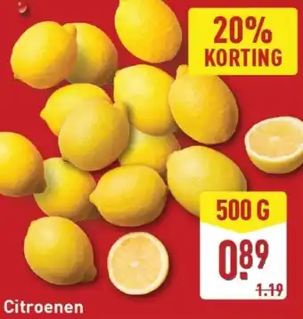 ALDI Citroenen aanbieding