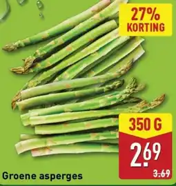 ALDI Groene asperges aanbieding