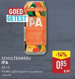 ALDI SCHULTENBRÄU IPA aanbieding