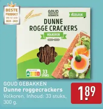 ALDI Dunne roggecrackers aanbieding