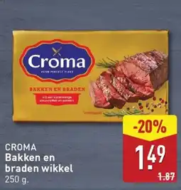 ALDI Croma Bakken en braden wikkel aanbieding