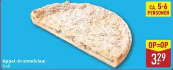 ALDI Appel kruimelvlaai aanbieding