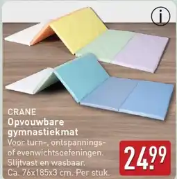 ALDI Opvouwbare gymnastiekmat aanbieding