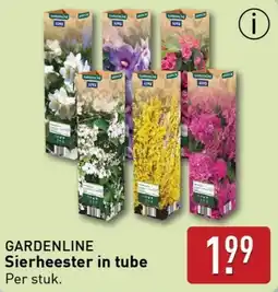 ALDI GARDENLINE Sierheester in tube aanbieding