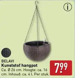 ALDI BELAVI Kunststof hangpot aanbieding