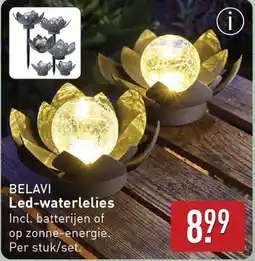 ALDI BELAVI Led waterlelies aanbieding