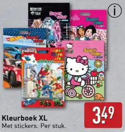 ALDI Kleurboek XL aanbieding