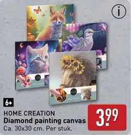 ALDI Diamond painting canvas aanbieding