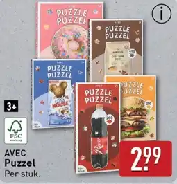 ALDI AVEC Puzzel aanbieding