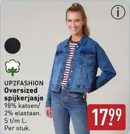 ALDI UP2FASHION Oversized spijkerjasje aanbieding