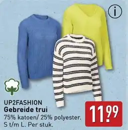 ALDI UP2FASHION Gebreide trui aanbieding