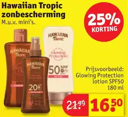 Kruidvat Hawaiian Tropic zonbescherming aanbieding