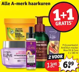 Kruidvat Alle A merk haarkuren aanbieding