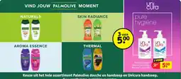 Kruidvat Keuze uit het hele assortiment Palmolive douche en handzeep en Unicura handzeep. aanbieding