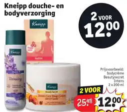 Kruidvat Kneipp douche en bodyverzorging aanbieding