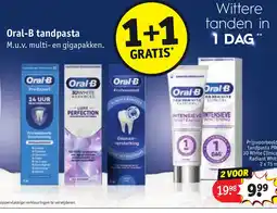 Kruidvat Oral-B tandpasta aanbieding