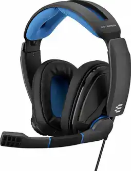 Bol.com EPOS Sennheiser GSP 300 - Gaming Headset - Zwart / Blauw (PS4/PC/Mac/Switch) aanbieding