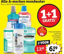 Kruidvat Alle A-merken mondwater aanbieding