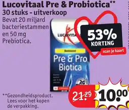 Kruidvat Lucovitaal Pre & Probiotica aanbieding