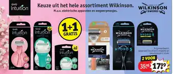 Kruidvat Keuze uit het hele assortiment Wilkinson aanbieding