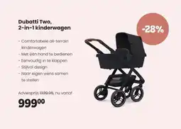 Babypark Dubatti Two, 2-in-1 kinderwagen aanbieding