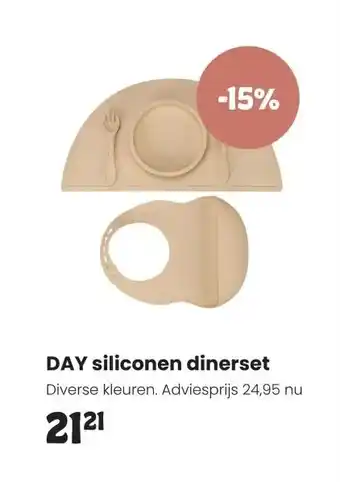 Babypark DAY siliconen dinerset aanbieding