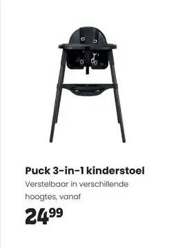 Babypark Puck 3-in-1 kinderstoel aanbieding