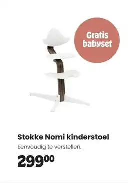 Babypark Stokke Nomi kinderstoel aanbieding