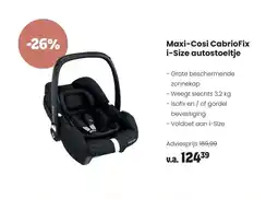 Babypark Maxi-Cosi CabrioFix i-Size autostoeltje aanbieding