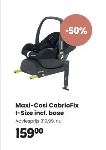 Babypark Maxi-Cosi CabrioFix I-Size incl. base aanbieding