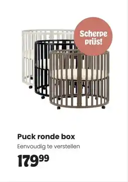 Babypark Puck ronde box aanbieding