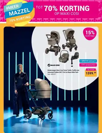 Van Asten BabySuperstore Kinderwagen Maxi-Cosi Fame Twillic Truffle aanbieding