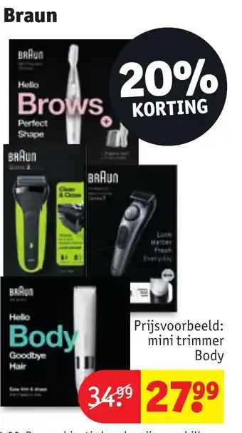 Kruidvat Braun aanbieding