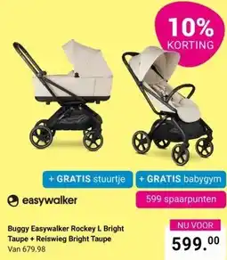 Van Asten BabySuperstore Buggy Easywalker Rockey L Bright Taupe aanbieding