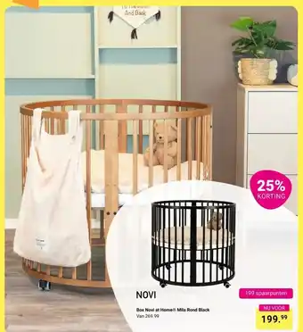 Van Asten BabySuperstore Box Novi at HomeⓇ Mila Rond aanbieding