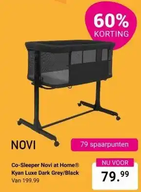 Van Asten BabySuperstore Co-Sleeper Novi at HomeⓇ Kyan aanbieding