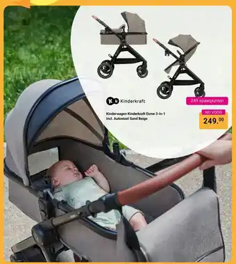 Van Asten BabySuperstore Kinderwagen Kinderkraft Esme 3-in-1 aanbieding