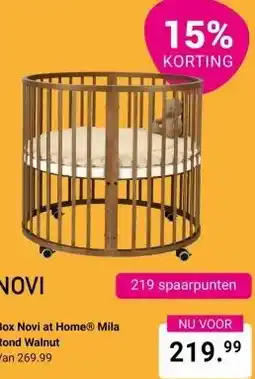 Van Asten BabySuperstore Box Novi at Home® Mila Rond aanbieding